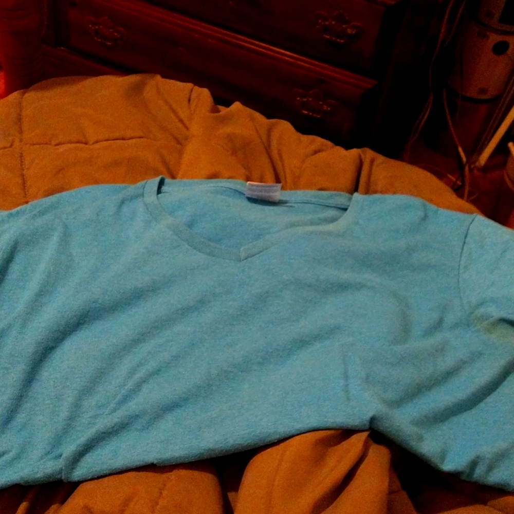 Blue Casual T Shirt